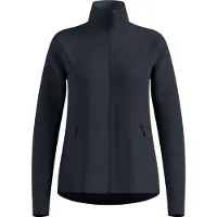 Odlo Grid Fleece Mid Layer Full Zip damebluse sort melange str. xs