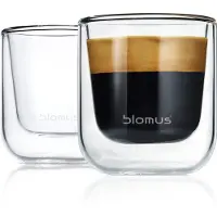 Blomus Nero isolerende espressoglas 2-pakke Klar