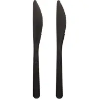 Papstar 96436, Polystyren, Sort, 185 mm, 50 stk, Polybag