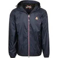 Superdry Superdrytil mænd. M5012330A Essential TRI-vindjakke i marineblå (XL), Udendørs, Genanvendt polister