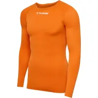 Hummel Funktionsskjorte 'Comfort 2.0' mørkeorange / hvid