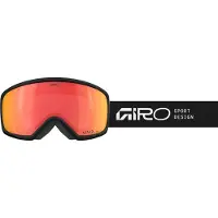 Giro - Skibriller - Ringo Black Stacked Vivid Ember til UnisexUld - Sort