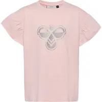 Hummel T-shirt - hmlJR Ruffle - Pale Lilac - - 13-14 år (158-164) - T-Shirt