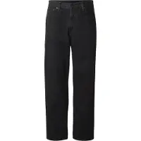 Carhartt WIP - Bukser - Aaron Pant Denim Black Stone Washed til UnisexBomuld - Størrelse 33 US - Sort