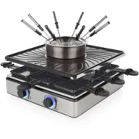 Princess Raclette &amp; Fondue 162670 31X31cm 1700W 1,3l