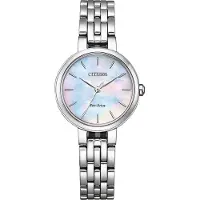 Citizen Dameur EM0990-81Y Eco Drive Hvid/Stål Ø28 mm
