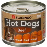 Flamingo Mini Hot Dogs - Oksekød - 120 g