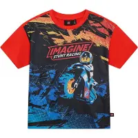 Lego Wear City T-shirt - LwTaffy - Rød - - 5 år (110) - T-Shirt