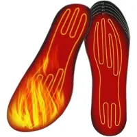 INF Opvarmede indlægssåler med temperaturkontrol Black 40-46