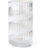 Lyngby Porcelæn Lyngby vase White swirl, 15,5 cm