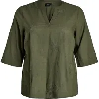 Zizzi Bluse 'Cananna' oliven