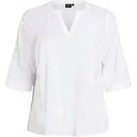 Zizzi Bluse 'Cananna' hvid