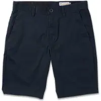 Volcom - Shorts - Frickin Modern Stretch Short 21 Dark Navy til UnisexBomuld - Størrelse 29 US - Flåde