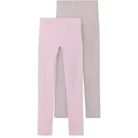 Name it Leggings - Noos - NkfVivian - 2-pak - Cradle Pink/Packed - - 9-10 år (134-140) - Leggings