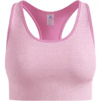 Odlo - Vandretøj dame - Seamless Medium - Padded Bra W Hyper Pink Melange til Unisex - Størrelse S - Lyserød