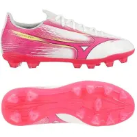 Mizuno Alpha III Select FG Blazing Flair - Hvid/Pink Børn - Græs (FG), størrelse 36