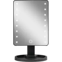 Gillian Jones Bordspejl - Firkant - Touch/LED - Sort - - OneSize - Spejl