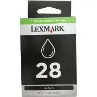 Lexmark Blækpatron sort No 28, Return