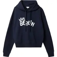 Lala Berlin Sweatshirt 'Hedy' navy / hvid