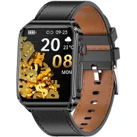 INF Smartwatch med EKG-hjerteovervågning/Bluetooth-opkald/Bluetooth-musik Black
