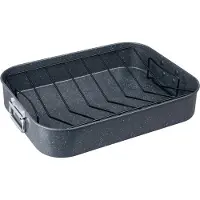 Denby Quantanium Finish bradepande Grå, med gitter, 41,6x31,8 cm
