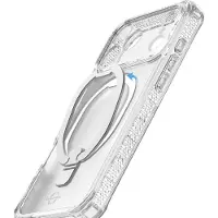 Itskins HYBRID R // VAPOR med MagSafe til iPhone 17 Pro Max. Gennemsigtig