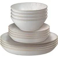 Denby Kiln Coral servicesæt Koral-beige, 12 dele