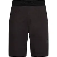 La Sportiva - Klatretøj - Flatanger Short M Onyx/Chalk til UnisexBomuld - Størrelse L - Grå