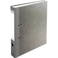 Exacompta Brevordner Premium Touch A4 50mm, grå ryg/ grå marmoreret, med label på ryg - (20 stk./karton)