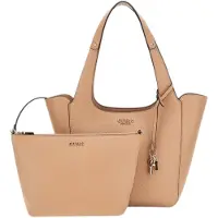 GUESS Skuldertaske beige