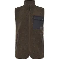 Didriksons Rasmus, fleecevest, herre, dark mocha