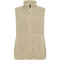 Didriksons Siv, fleecevest, dame, clay beige
