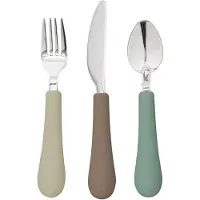 Cam Cam Børnebestik - Olive Mix - - OneSize - Børnebestik