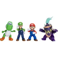 Super Mario Nintendo Super Mario Galaxy Figurer Multipack 13 Cm 4 Enheder