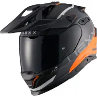NEXX Y.Travl Quest Enduro-Hjelm Grå/Orange/Sort L