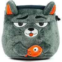 YY VERTICAL Grey Cat Kridtpose