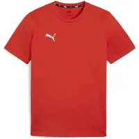Puma T-Shirt teamGOAL Casuals - Rød/Hvid, størrelse X-Large