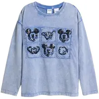 Desigual Shirts blå / sort / hvid