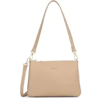 Kazar Skuldertaske beige
