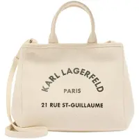 Karl Lagerfeld Håndtaske antracit / sort / uldhvid