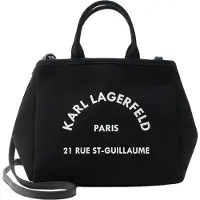 Karl Lagerfeld Håndtaske sort / hvid