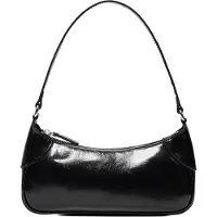 Bershka Skuldertaske sort