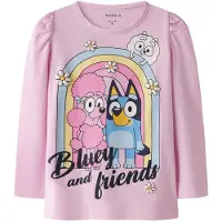 Name it Bluser & t-shirts 'NMFJESSIE BLUEY' blå / gul / lyserød / lys pink