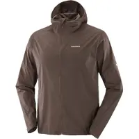 Salomon - Trail running tøj - Sense Aero Wind Jkt M Coffee Bean til UnisexUld - Størrelse L - Brun