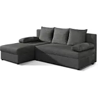 Eltap Hjørnesofa Gino Sawana 05, mørkegrå, 146 x 206 cm