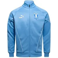 Puma Malmö FF Track Jakke King Anthem - Lys blå/Hvid, størrelse X-Large