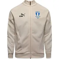 Puma Malmö FF Track Jakke King Anthem - Hvid/Grøn - , størrelse X-Large
