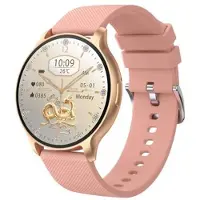 Mtp Products U23 Ultratynd AMOLED Unisex Smartwatch med over 100 sportstilstande - Guld / Pink