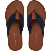 Tommy Hilfiger Flip Flops Marineblå Brun Mørkeblå Blå måle