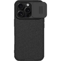 NILLKIN CamShield Pro-etui til iPhone 16 Pro med kameradæksel - sort